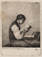 KG 14123
<br/>
Een lezende jongeman
<br/>
<em>Plonski, Michal (1778-1812)</em>